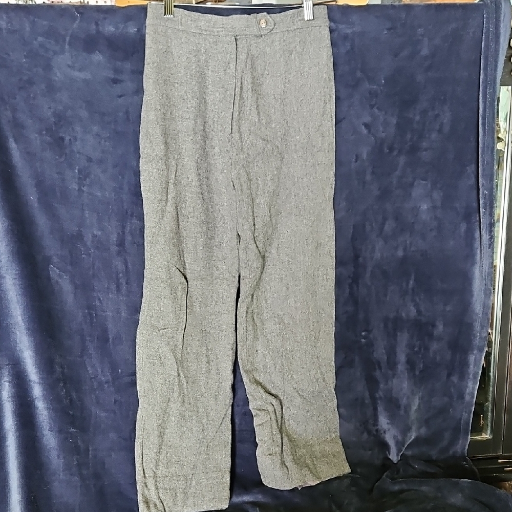 Vintage Gray Pants Woolen I Believe. Prestige Of Boston